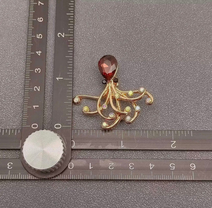 Octopus Brooch