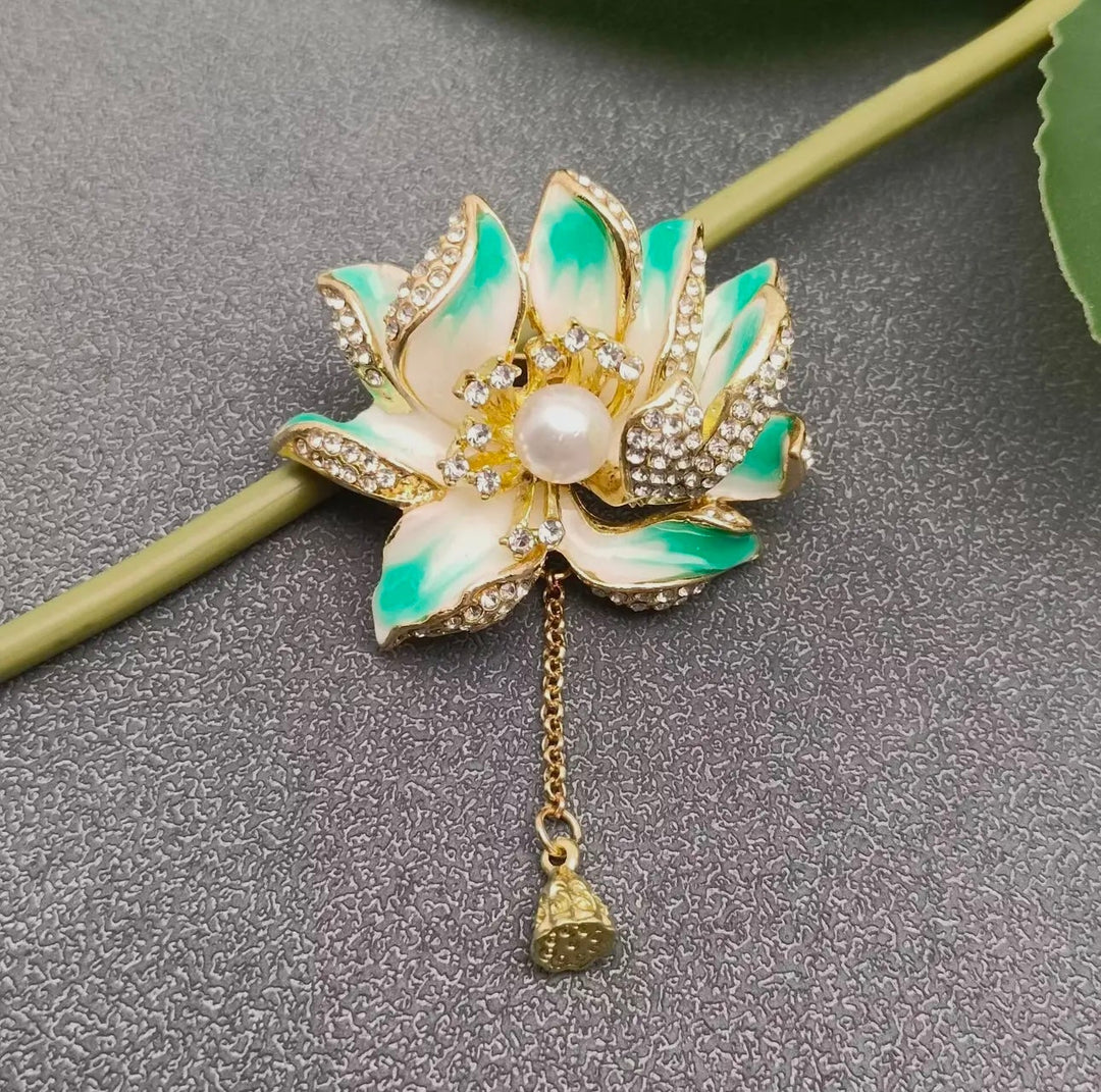 Lotus Brooch