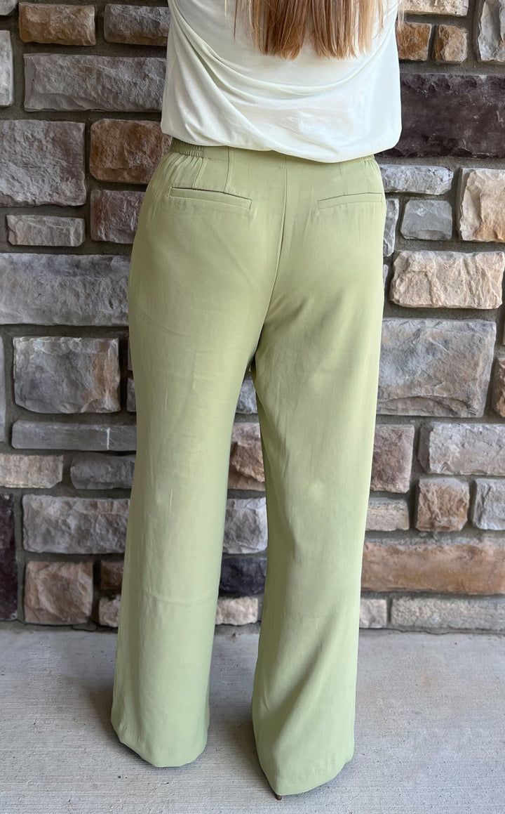 Pistachio Wide Leg Pant
