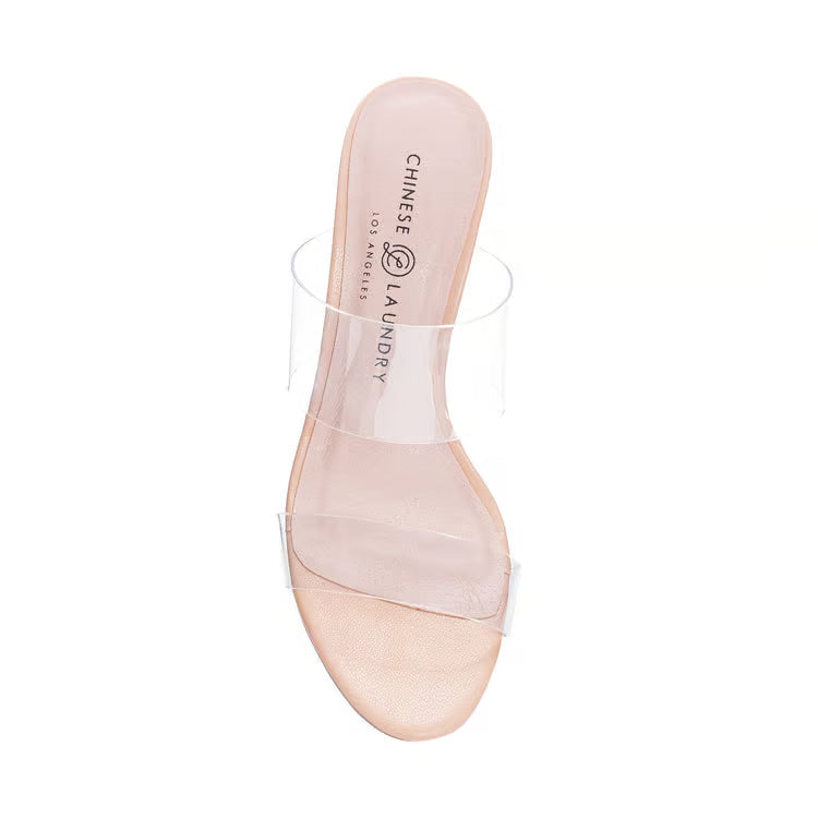 Robinn Vinyl Clear Heel