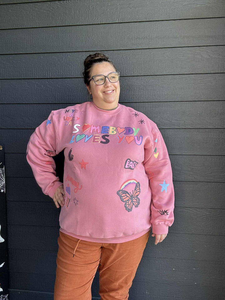 "Somebody Loves You" Oversized Hoodie