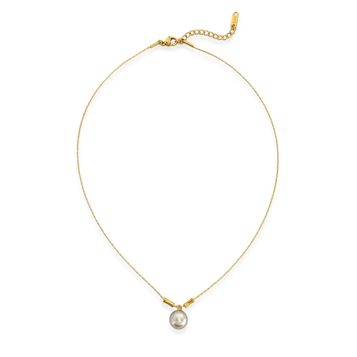 Dainty Chained Faux Pearl