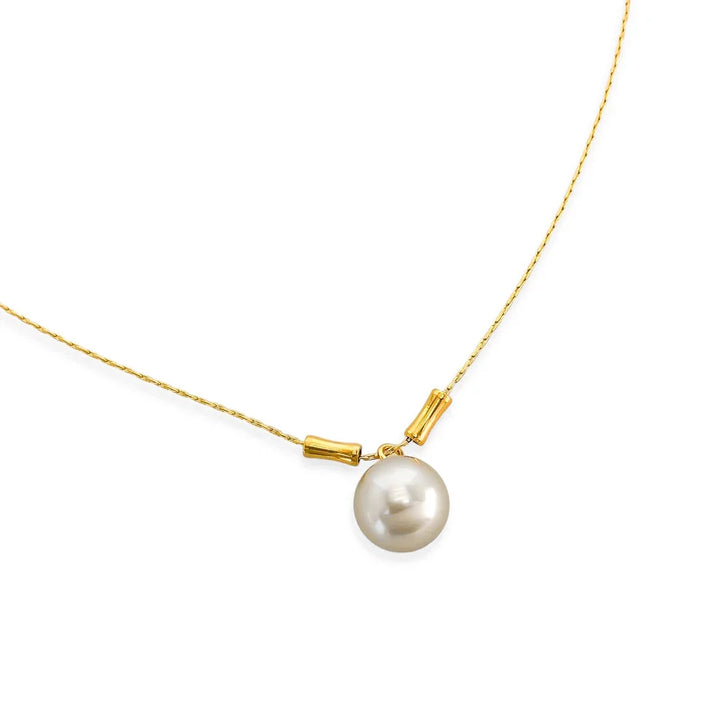 Dainty Chained Faux Pearl
