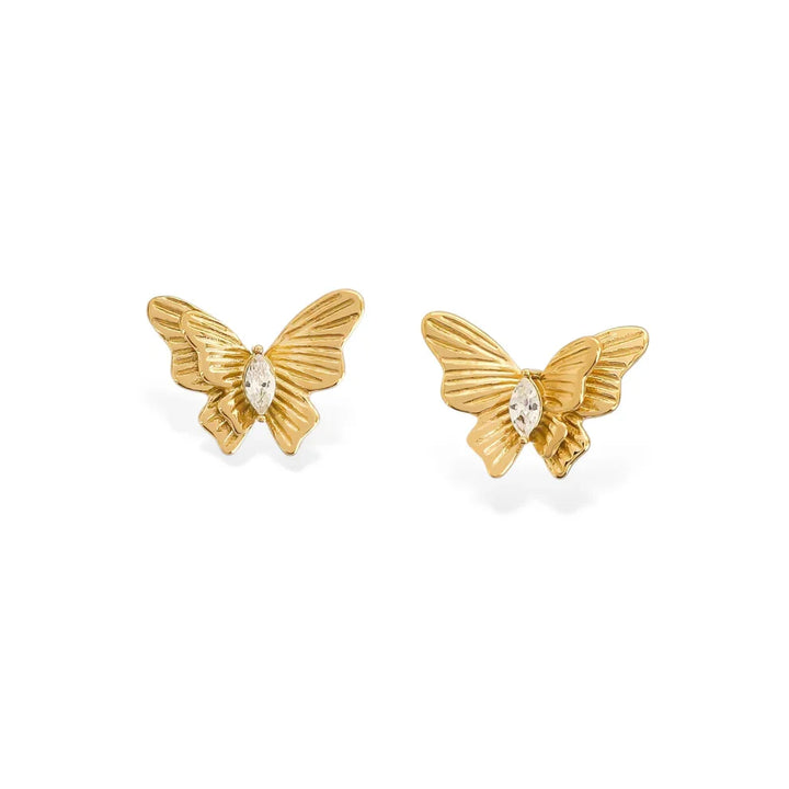 Enchanted Butterfly Stud Earrings