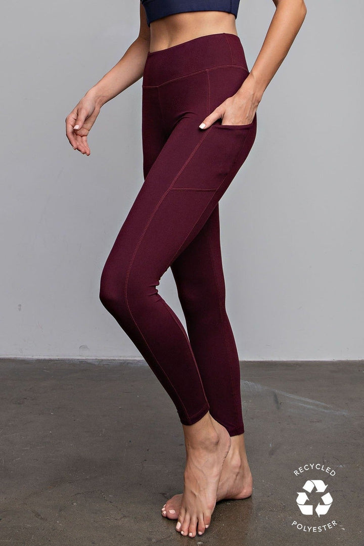 Cassis Basic Butter Leggings with Pockets