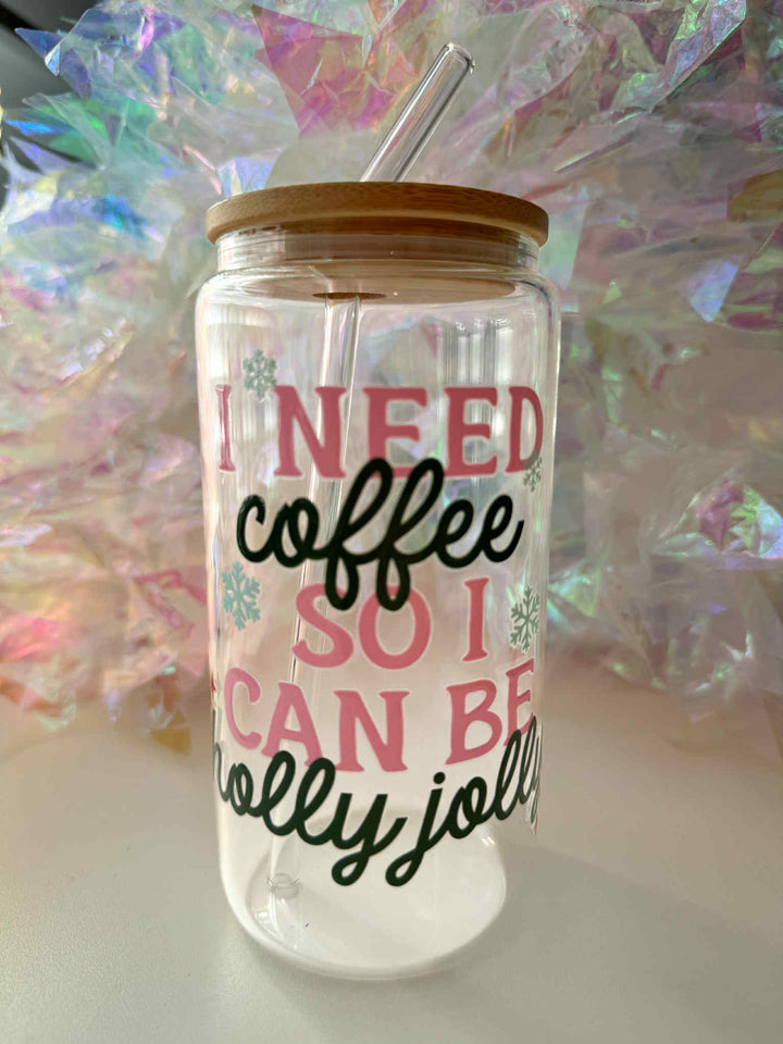 Glass Drinking Jar