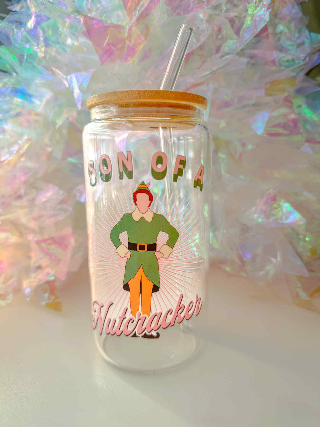 Glass Drinking Jar