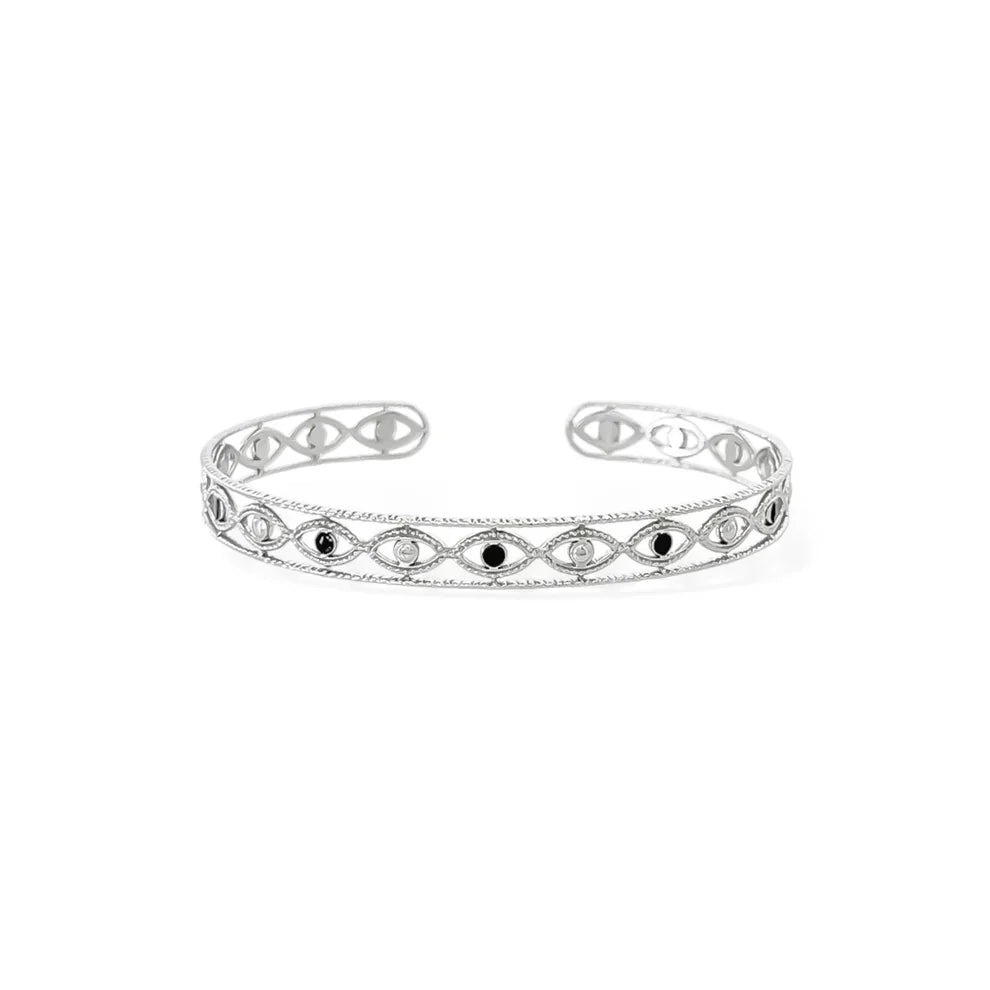 Azure Eye Water-Resistant Cuff Bracelet