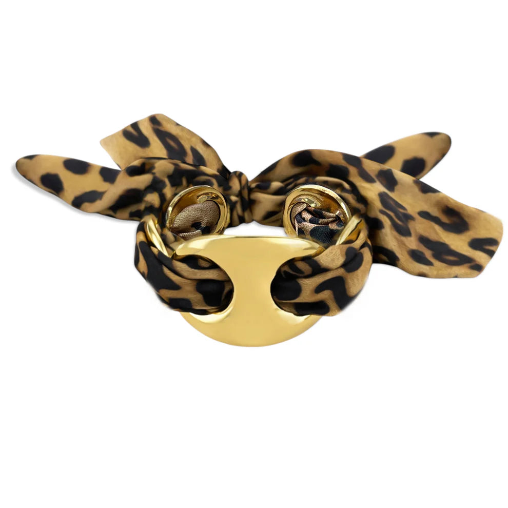 Wild at Heart Convertible Scarf Cuff Bracelet