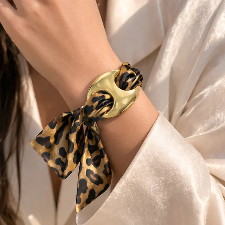 Wild at Heart Convertible Scarf Cuff Bracelet