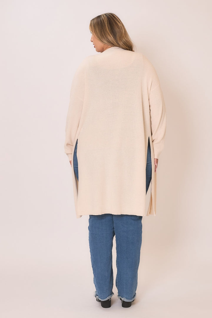 Natural Open Cardigan