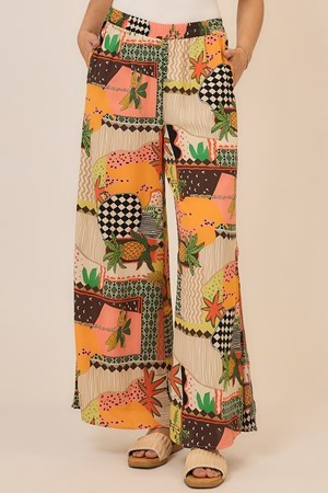 Desert Mosaic Wide Leg Pants