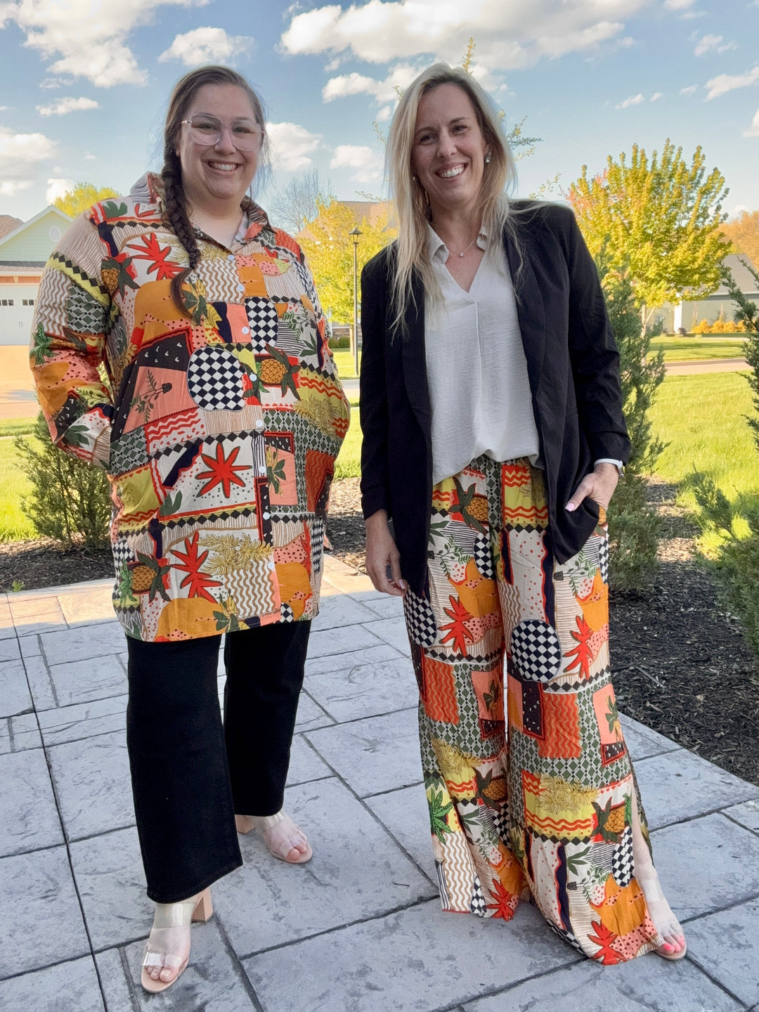 Desert Mosaic Wide Leg Pants