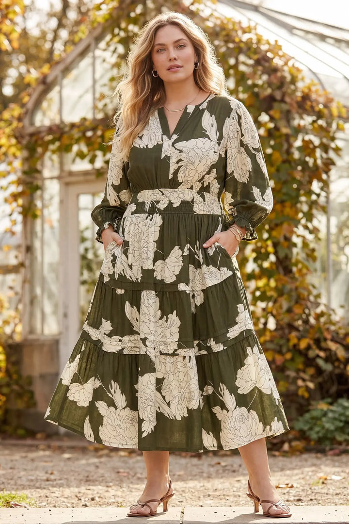 The Olive Midi Dress
