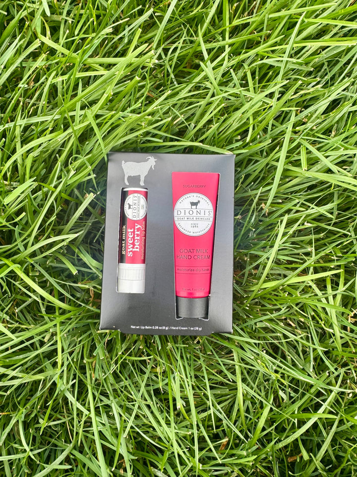 Dionis Goat Milk Hand Cream &amp; Lip Balm Gift Sets