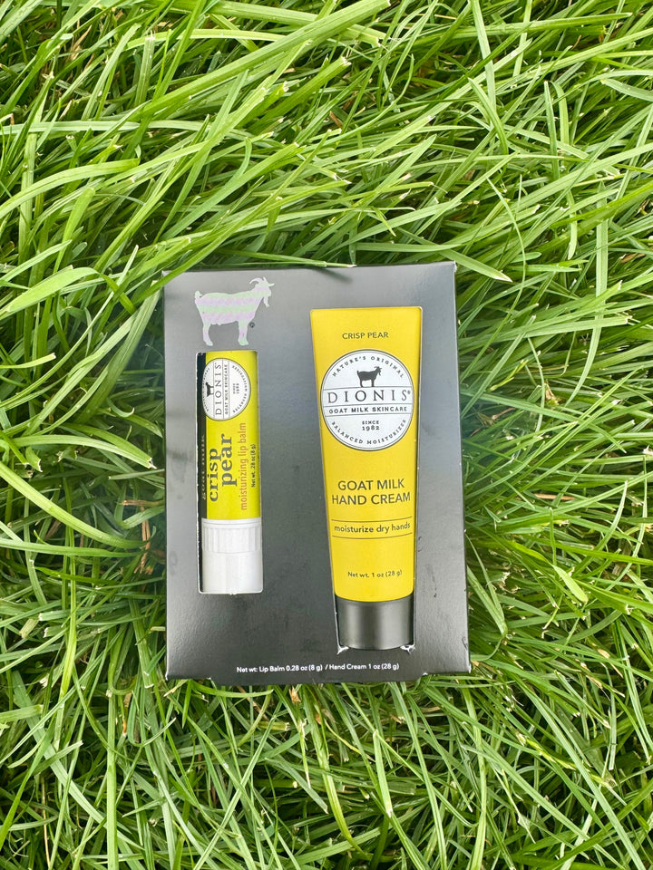 Dionis Goat Milk Hand Cream &amp; Lip Balm Gift Sets