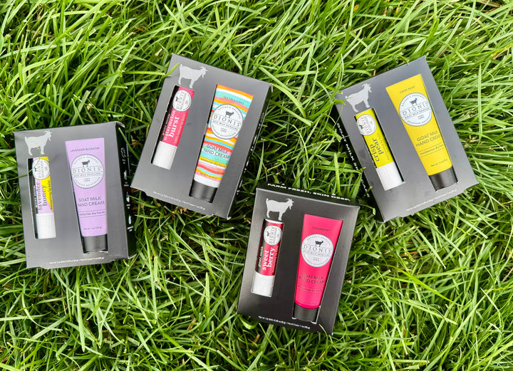 Dionis Goat Milk Hand Cream &amp; Lip Balm Gift Sets