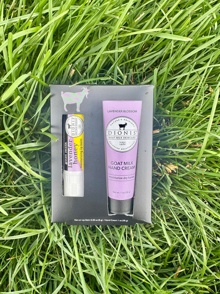 Dionis Goat Milk Hand Cream &amp; Lip Balm Gift Sets