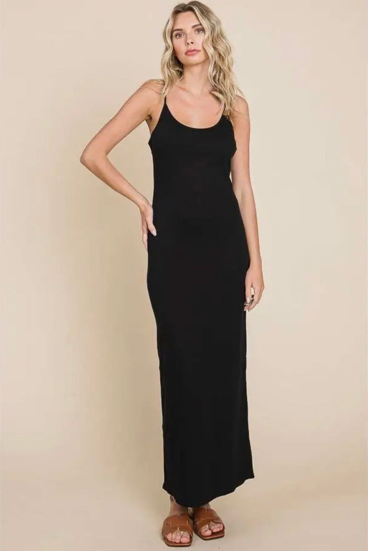 Spaghetti Strap Maxi Dress