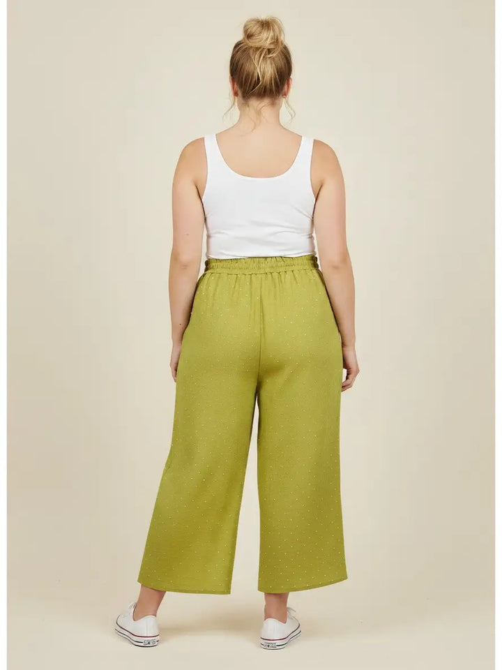 The Breezy Wide Leg Crop Pants