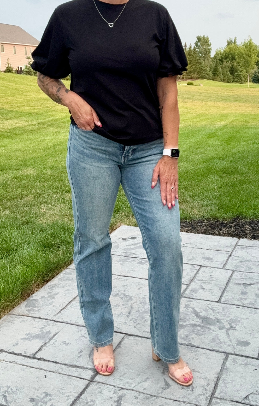 Straight Leg Denim Judy Blue Jeans