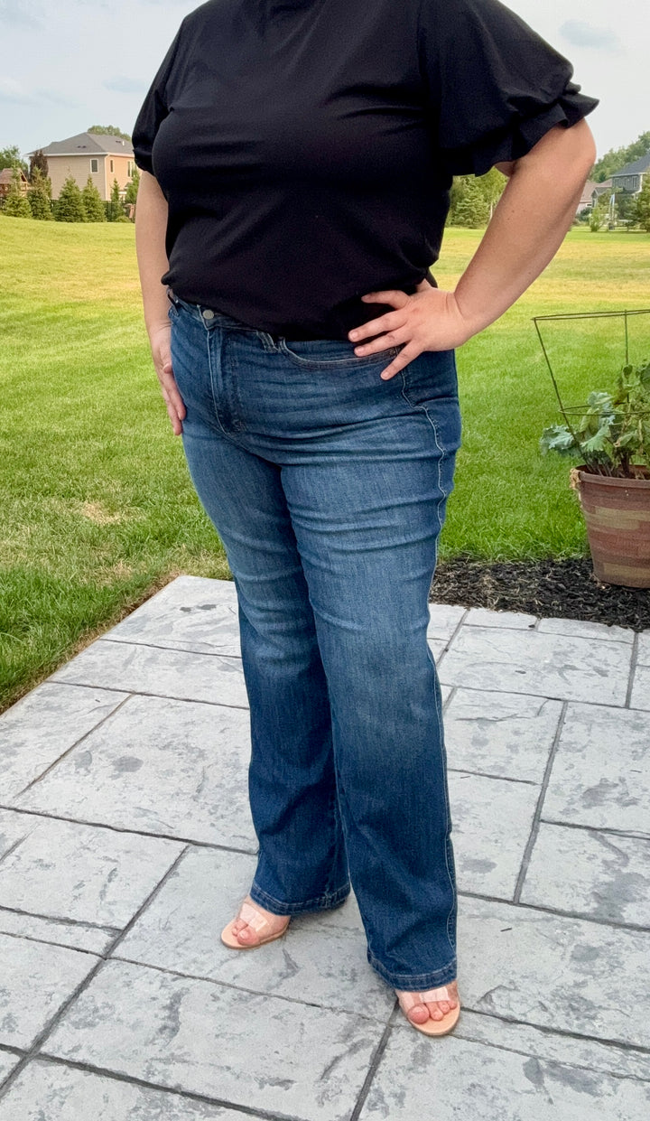 Straight Leg Denim Judy Blue Jeans
