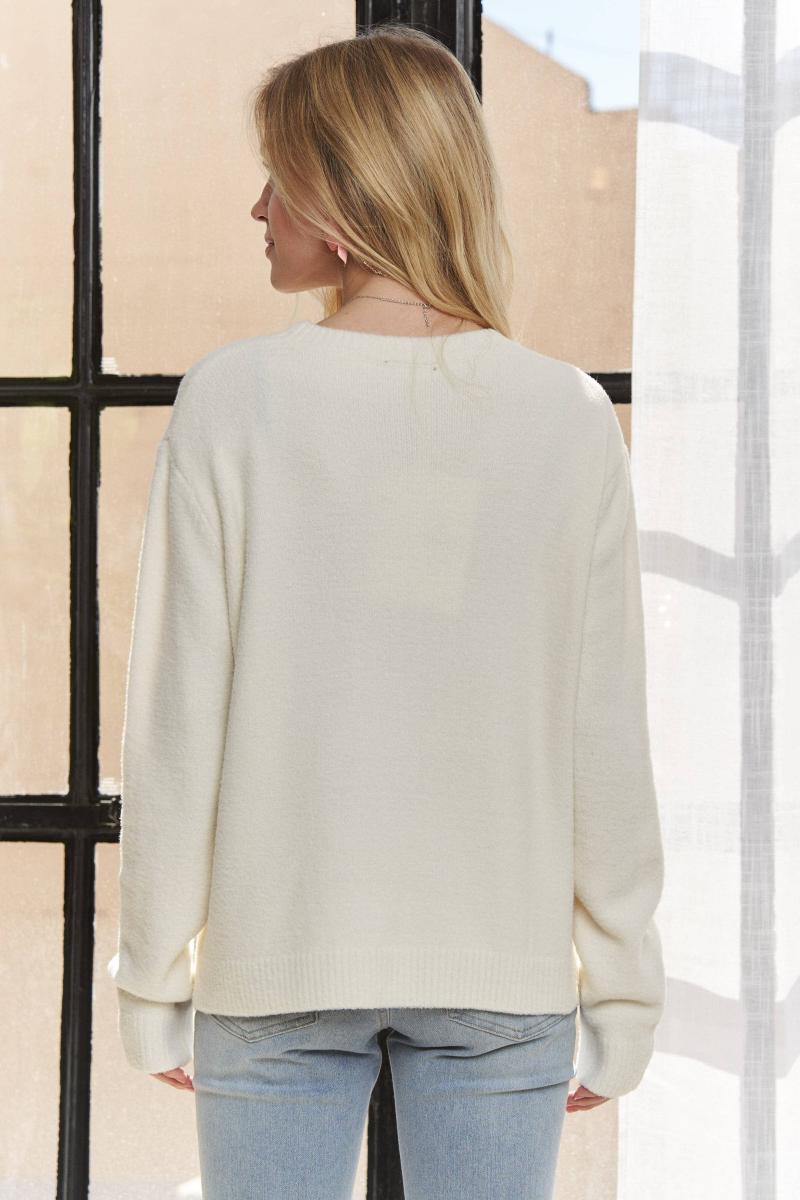 Merry &amp; Bright Sequin Tree Sweater
