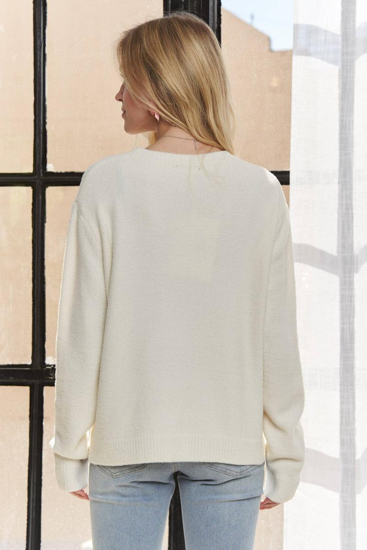 Merry &amp; Bright Sequin Tree Sweater