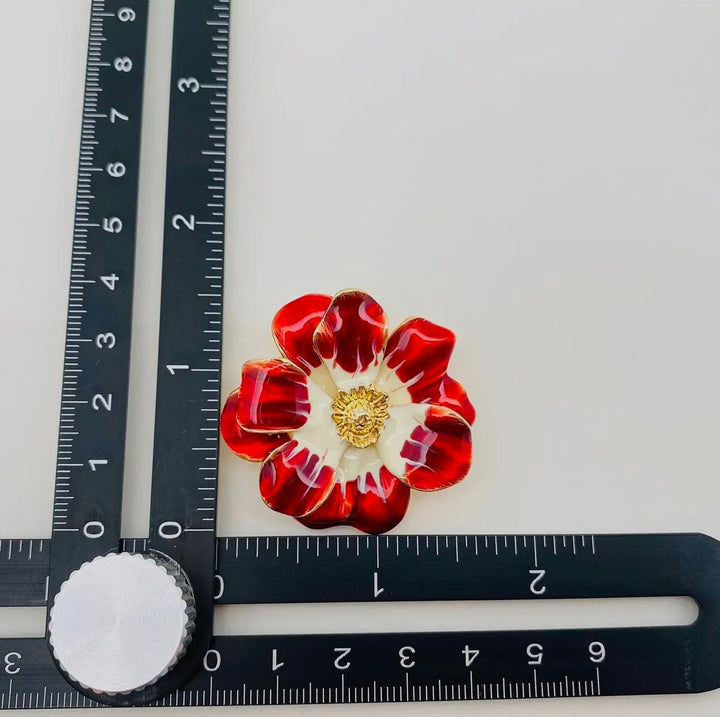Vintage Big Flower Brooch