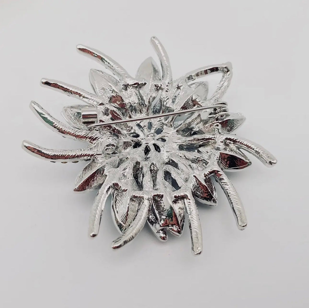 Blue Snowflake Brooch