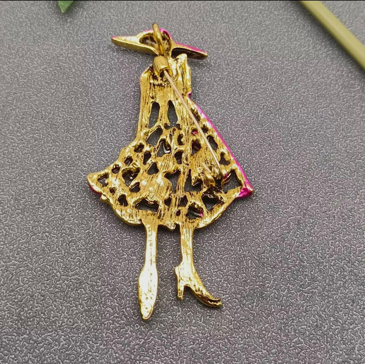 Fashion Girl Brooch