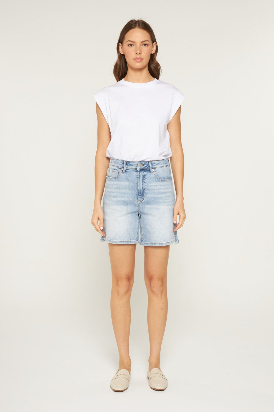 Mica High Bermuda Shorts Denim Jeans