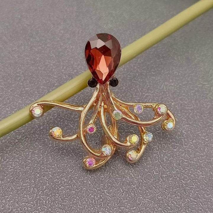 Octopus Brooch