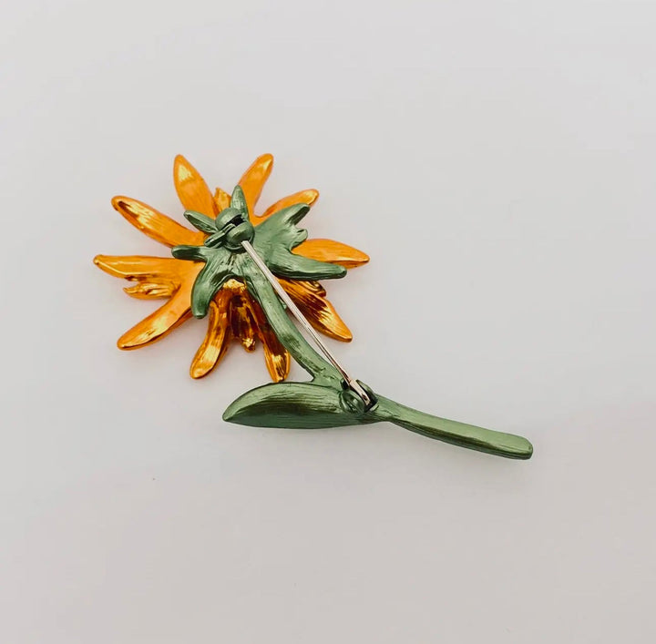 Sunflower Brooch