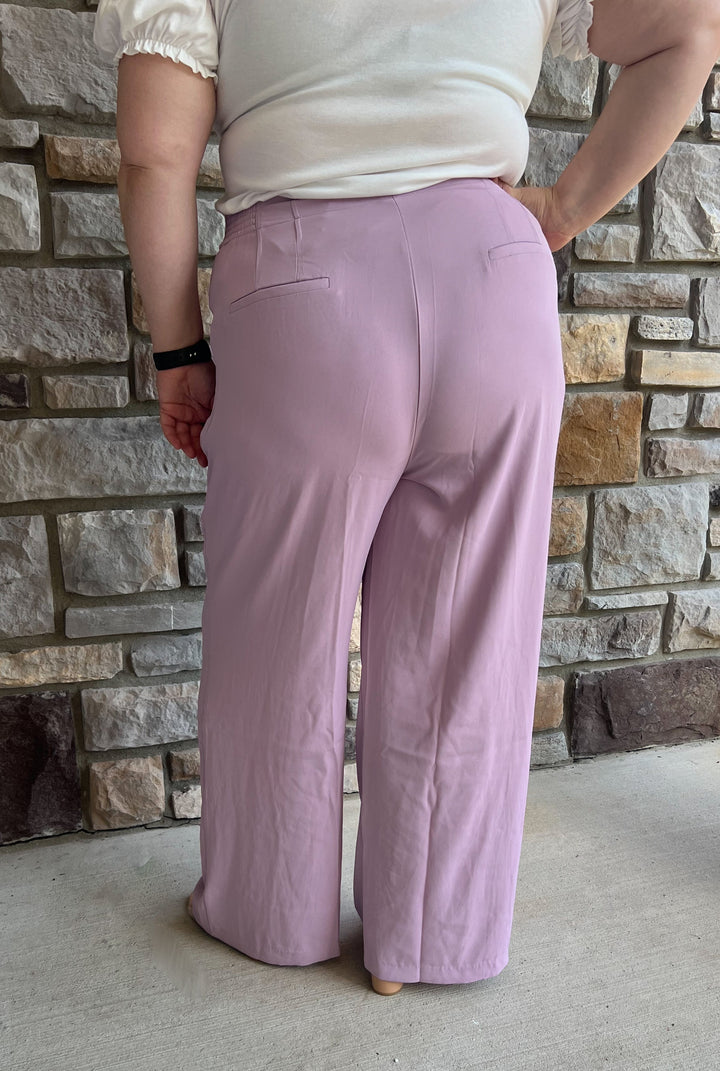 Lilac Wide Leg Pant