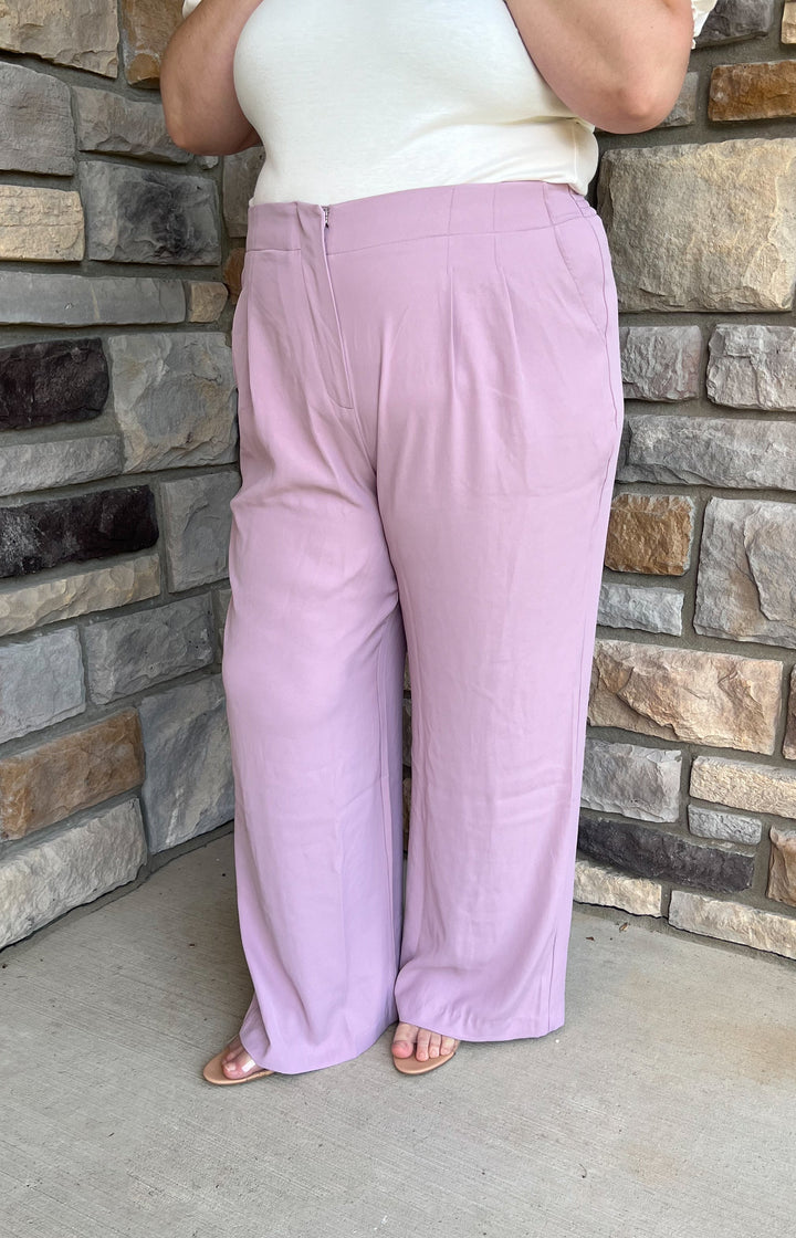 Lilac Wide Leg Pant