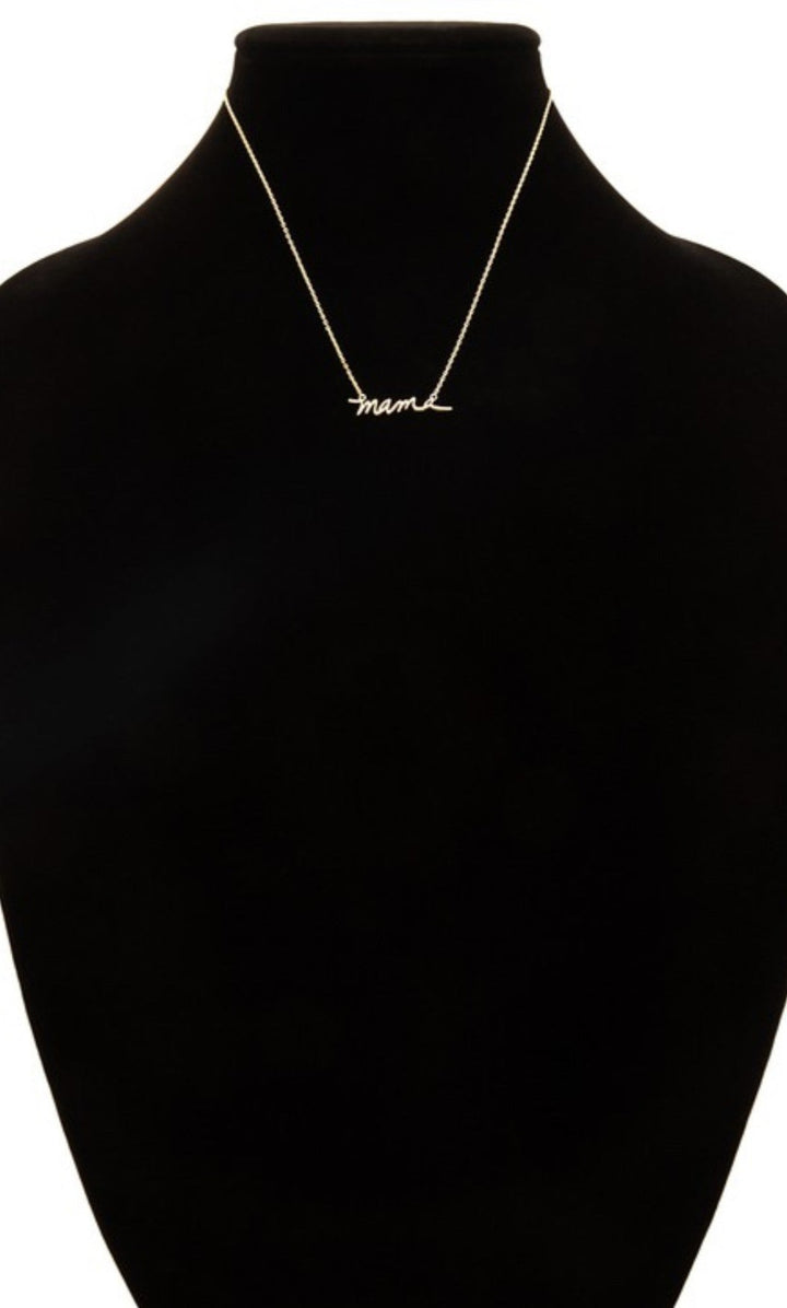 Mama Pendant Necklace