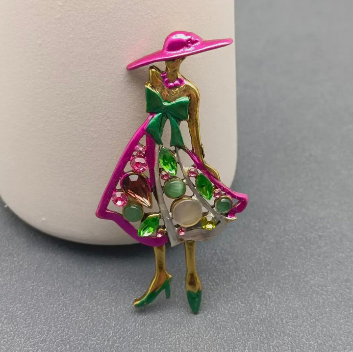 Fashion Girl Brooch