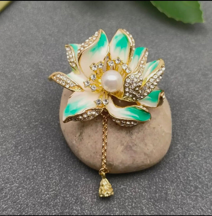 Lotus Brooch