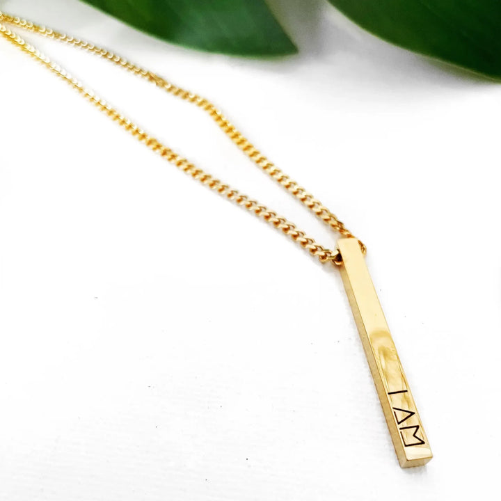 Affirmation Bar Necklace