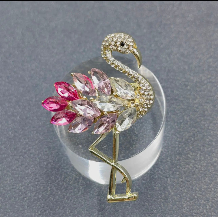 Flamingo Brooch