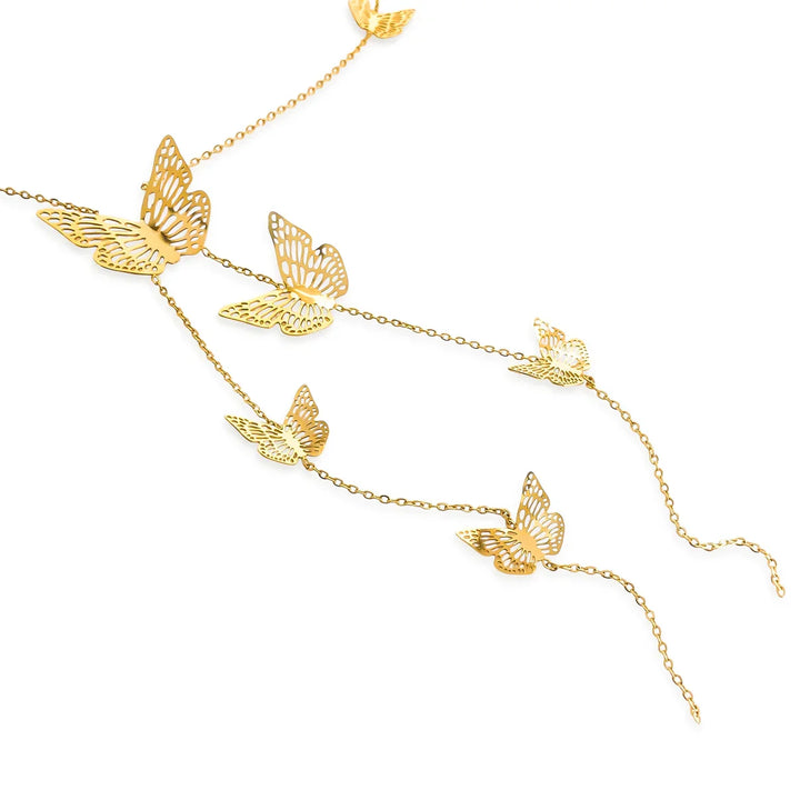 Butterfly Lariat Necklace