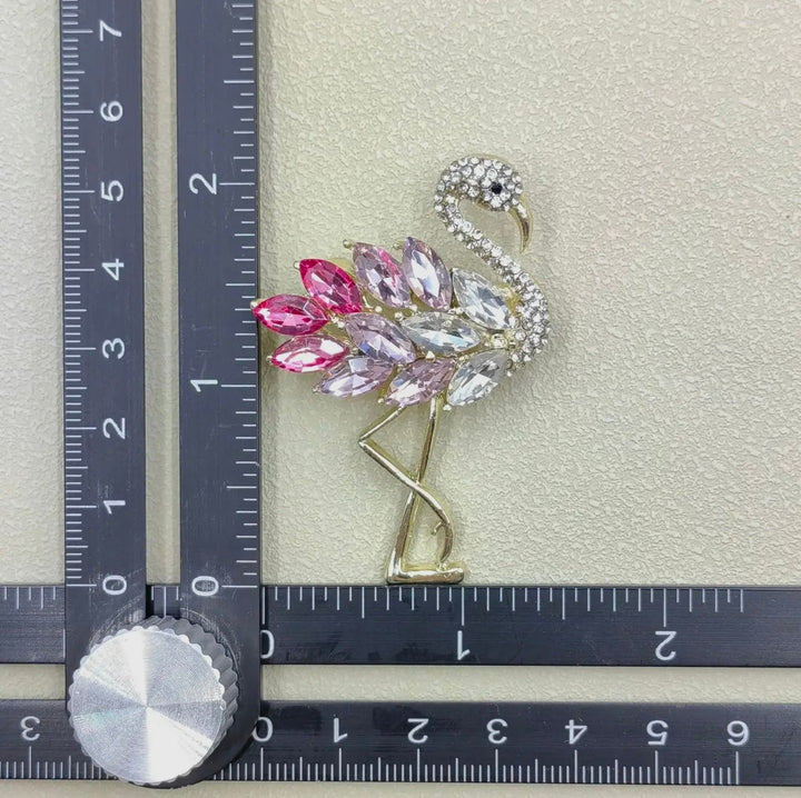 Flamingo Brooch