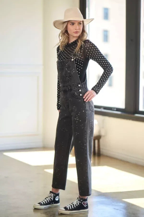 Rhinestone All Over Mesh Bodysuit