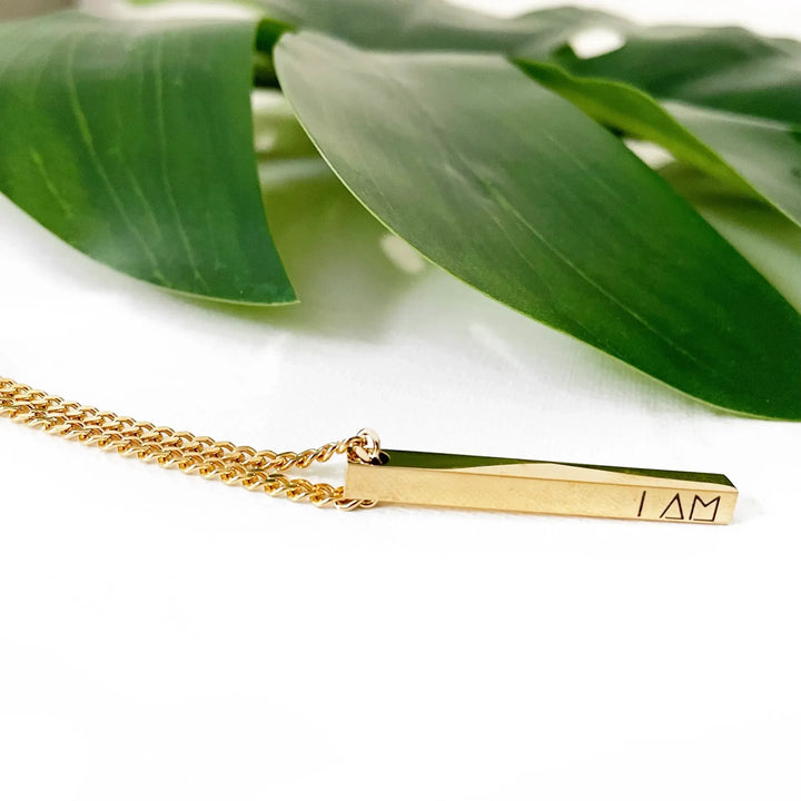 Affirmation Bar Necklace