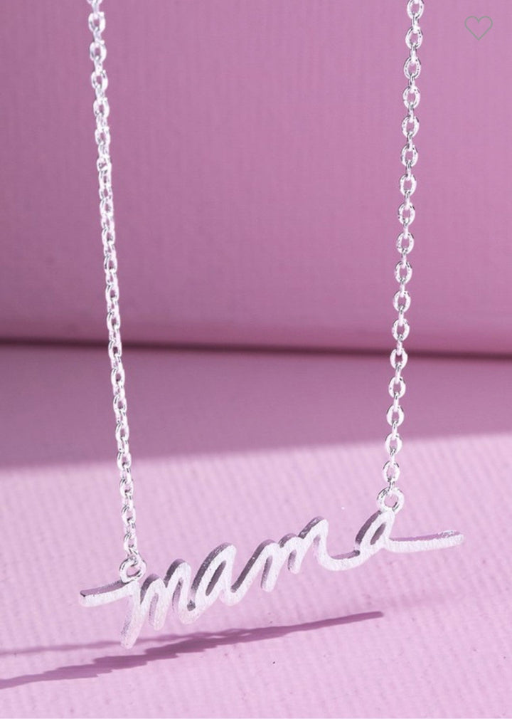 Mama Pendant Necklace