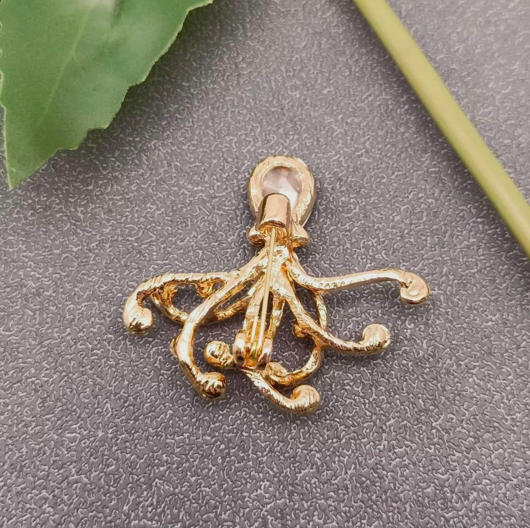 Octopus Brooch