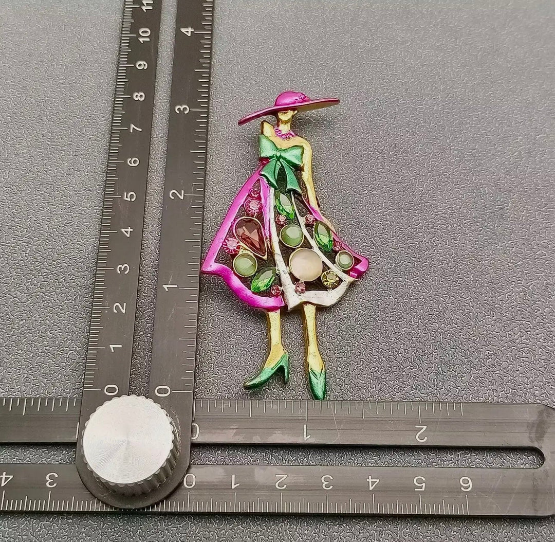 Fashion Girl Brooch
