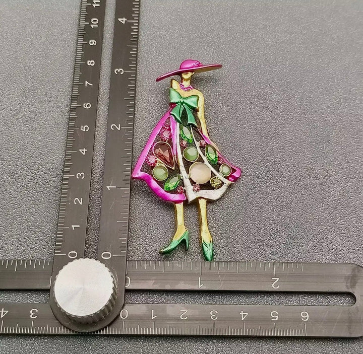 Fashion Girl Brooch