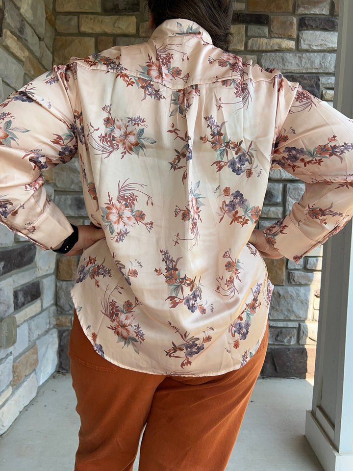 Taupe/Rust Blouse